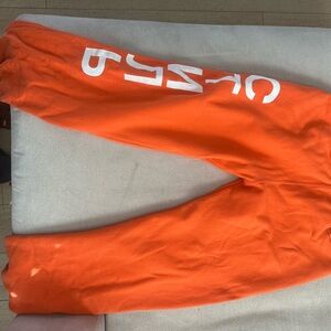 Heron Preston Vibrant Orange Sweatpants